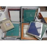 SELECTION OF SILVER PLATED PHOTO FRAMES RETAILED BY HARRODS & VARIOUS OTHERS