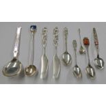 SELECTION OF CONTINENTAL STERLING SILVER,