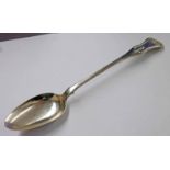 19TH CENTURY SCOTTISH PROVINCIAL SILVER SERVING SPOON,