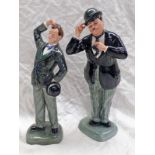 2 ROYAL DOULTON LIMITED EDITION FIGURES: HN2774 - STAN LAUREL & HN2775 - OLIVER HARDY