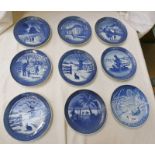 SELECTION OF ROYAL COPENHAGEN CHRISTMAS PLATES