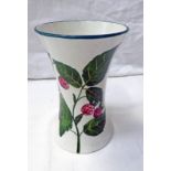 WEMYSS WARE VASE WITH RASPBERRY DECORATION HEIGHT 15.