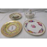 EARLY 19TH CENTURY CROWN DERBY PORCELAIN PLATE - IN GERMANY,