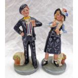 PAIR OF ROYAL DOULTON FIGURES PEARLY BOY & PEARLY GIRL HN2767 & HN2769 Condition Report: