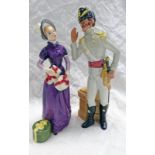 2 ROYAL DOULTON FIGURES: HN2895 MORNING MA'AM & HN2896 - GOOD DAY SIR