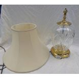 WATERFORD CRYSTAL TABLE LAMP - 32CM TALL