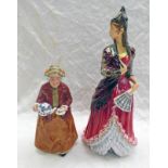 2 ROYAL DOULTON FIGURES: HN2255 TEATIME & HN3192 - MANTILLA