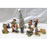 SELECTION OF VARIOUS HUMMEL, LILLIPUT LANE PORCELAIN,