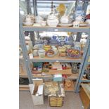 GOOD SELECTION OF 19TH & 20TH CENTURY PORCELAIN, NOTE PADS, NEW FRAMES,