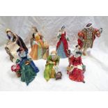 ROYAL DOULTON FIGURES: HENRY VIII & HIS WIVES.