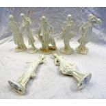 SET OF ROYAL WORCESTER THE 1920'S VOGUE COLLECTION FIGURES