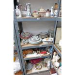 SELECTION OF VARIOUS ITEMS INCLUDING ROYAL WORCESTER DINNERWARE, VASES,