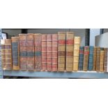 SELECTION OF VARIOUS LEATHER BOUND BOOKS TO INCLUDE CASSELL'S OLD AND NEW EDINBURGH BY JAMES GRANT