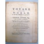 A VOYAGE ROUND THE WORLD IN THE YEARS MDCCXL, I,II,III, IV BY GEORGE ANSON,