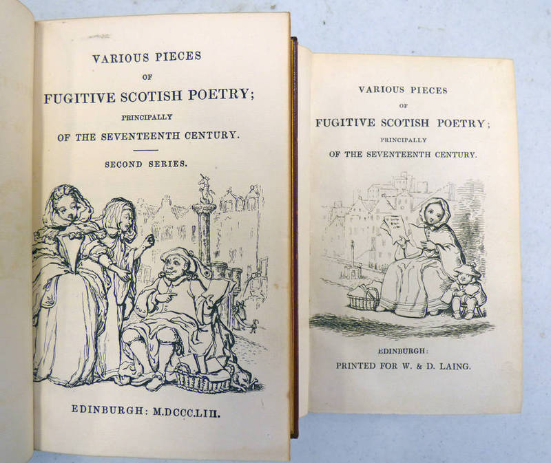 VARIOUS PIECES OF FUGITIVE SCOTTISH POETRY; PRINCIPALLY OF THE SEVENTEENTH CENTURY,