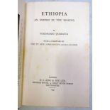 ETHIOPIA AN EMPIRE IN THE MAKING BY FERDINANDO QUARANTA, WITH AUTHOR'S INSCRIPTION,