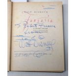 WALT DISNEY'S FANTASIA BY DEEMS TAYLOR, SIGNED BY WALT DISNEY,