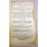 THE NARRATIVE OF THE HONOURABLE JOHN BYRON WRITTEN BY HIMSELF,