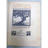 A MIDSUMMER-NIGHTS DREAM BY WILLIAM SHAKESPEARE, ILLUSTRATED BY ARTHUR RACKHAM,