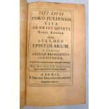 TITI LIVII FORO - JULIENSIS VITA HENRICI QUINTI, REGIS ANGLIAE BY T HEARNE, FULLY LEATHER BOUND,