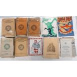28 VOLUMES OF ABERDEEN GRAMMAR SCHOOL MAGAZINE FROM THE 1930'S-1950'S, 1938 GALA RAG,