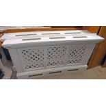 RADIATOR COVER IN WHITE LENGTH 165 CMS