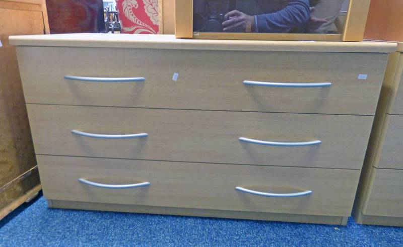 3 LONG DRAWER CABINET LENGTH 96CM X HEIGHT 55CM