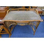 WICKER/RATTAN LARGE TABLE,