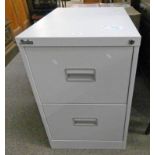 METAL 2 DRAWER FILING CABINET Condition Report: The item has minor scuffs and