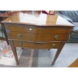 EARLY 20TH CENTURY MAHOGANY CUTLERY CANTEEN ON SQUARE SUPPORTS