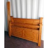 PINE DOUBLE BED FRAME