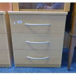 3 SHORT DRAWER CABINET WIDTH 48 CM X HEIGHT 55CM