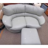 21ST CENTURY LEATHER 2 SEAT SETTEE