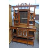 LATE 19TH CENTURY ROSEWOOD MIRROR BACK SIDEBOARD