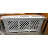 RADIATOR COVER IN WHITE.