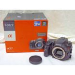 SONY A57 MODEL SLT- A57 CAMERA BODY WITH BOX