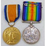 WW1 PAIR OF MEDALS,
