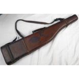 LEATHER LEG O MUTTON GUN CASE WITH J.D.B.S.