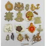 20 CAP BADGES TO INCLUDE THE ROYAL HIGHLANDERS BLACK WATCH,