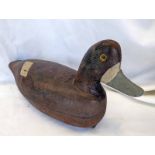 EARLY 20TH CENTURY DUCK DECOY OF WOOD CONSTRUCTION,