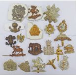 20 CAP BADGE TO INCLUDE HIGHLAND LIGHT INFANTRY 2ND VOLUNTEER BATTALION,