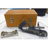 STANLEY NO 78 REBATE PLANE IN A FITTED WOODEN BOX Condition Report: No 78 has paint