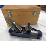 RECORD NO 020 COMPASS PLANE IN A FITTED WOODEN BOX Condition Report: Item has seen