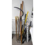 TOOLS TO INCLUDE SHEARS, SCYTHE,