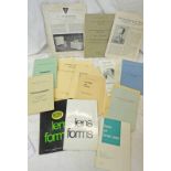 SELECTION OF OPTICAL AND LENS RELATED BOOKLETS TO INCLUDE BAUSCH & LOMB LTD TECHNICAL PUBLICATIONS