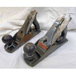 2 BAILEY NO 4 PLANES WITH STANLEY LEVER CAPS