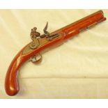 A .650 CALIBRE FLINTLOCK VOLUNTEER DRAGON PISTOL, 22.