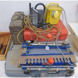 SELECTION OF TOOLS TO INCLUDE FREUD SHEET METAL BENDER,