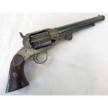 ROGERS AND SPENCER PERCUSSION REVOLVER WITH 16CM LONG OCTAGONAL BARREL,