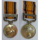 SOUTH AFRICA MEDAL TO A PRIVATE R. ROBERTSON 1/13TH FOOT WITH 1878-9 CLASP (36/479.
